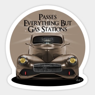 Passes Everything, But Gas Stations ! Sticker